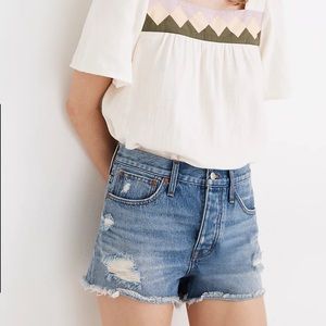 Madewell Relaxed Denim Shorts
